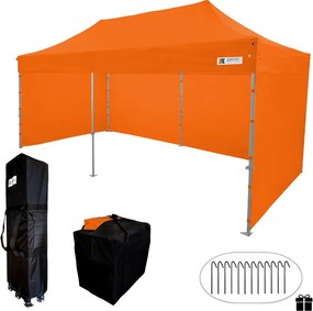 Pavilon sátor 3x6m - Narancssárga