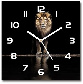 Szögletes üvegóra Portré egy oroszlán pl_zsk_30x30_f_118199528
