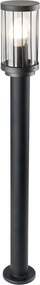 POLUX 312327 FIORD Modern Kültéri Állólámpa Matt Fekete E27 IP44
