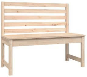 tömör fenyőfa kerti pad 109 cm