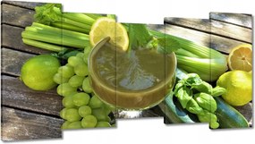 Vászonkép 150x80 Zöld gyümölcs mousse