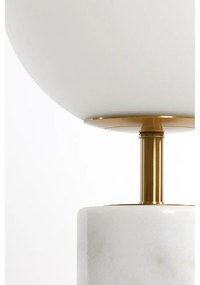 Fehér asztali lámpa (magasság 35 cm) Medina – Light &amp; Living