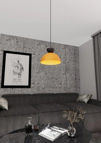 Emibig modern függeszték lunaro fekete narancs emi1474/1s