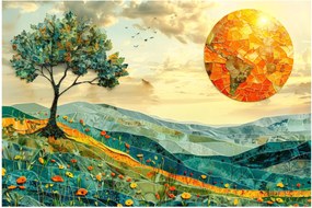 Kép - Tájkép illusztráció (90x60 cm)