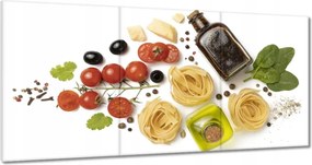 Vászonkép 180x90 Olaj Tészta sajt bazsalikom