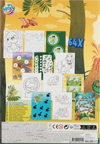 Dinoszaurusz Fun színező és activity szett 64 oldalas