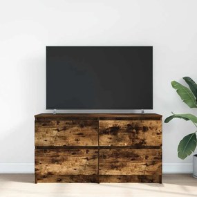 füstös tölgy színű szerelt fa TV-szekrény 100x35x54 cm