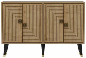 Ahart Sapphire Oak and Gold szekrény