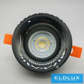 ELDLUX LEIA süllyesztett lámpatest GU10 fekete
