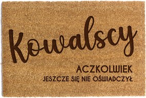 Lábtörlő Személyre Szabott 40 x 60 cm, bár még nem kérte meg a kezét