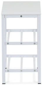 Fehér Fém Cipős Szekrény. 83168-42 WT