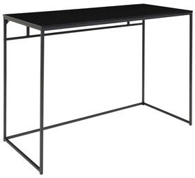 Vita íróasztal, fekete kerettel 100x45x75 cm