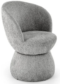 K-581 forgatható étkezőszék szürke