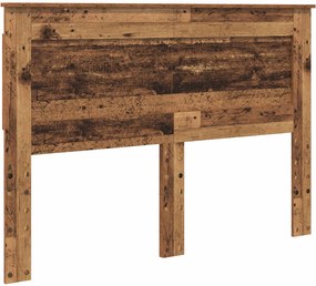 vidaXL Fejtámla fejtámlával Öreg fa 140 cm Faanyag