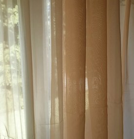 Angéla Organza Függöny 250 x 300 cm Barack