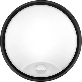 Solight WO780-2 - LED kültéri lámpatest mozgásérzékelővel, 20W/230V, IP65, Ø 22 cm