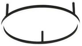 Ideal Lux - LED mennyezeti lámpa ORACLE SLIM LED/29W/230V 3000K átm. 50 cm fekete