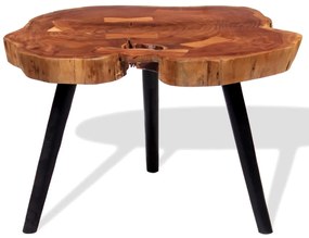 Tömör akácfa rönk dohányzóasztal (55-60) x 40 cm