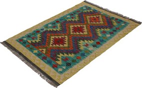 Kilim szőnyeg Chobi 144x97 kézi szövésű afgán gyapjú kilim