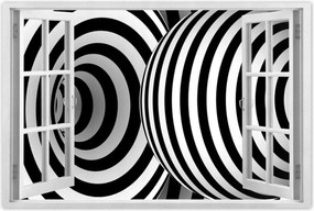 Poszterek 60x40 Absztrakt fekete-fehér