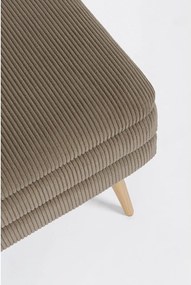 Szürkésbarna párnázott pad Olga – Bizzotto