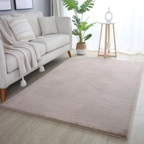 Bézs mosható szőnyeg 140x200 cm Pouffy – Ayyildiz Carpets
