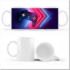 Game Gamer Joystick Pad nyomott mintás bögre