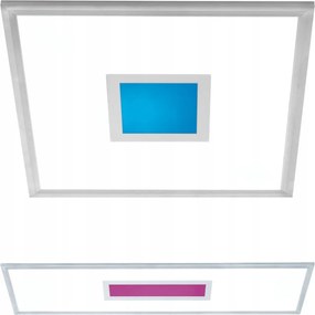 Stílusos Led plafon, mennyezeti lámpatest RGB-vel, fehér színváltós távirányítóval 45x45