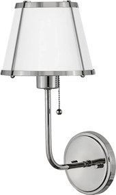Hinkley Lighting Clarke HK-CLARKE1-PN-WH Fali lámpa 1x40W/E27 IP20