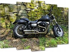 Vászonkép 70x50 Harley-val a kiránduláshoz