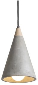 RED - Design Rendl - R12380 - Csillár zsinóron HEIDI 1xE27/28W/230V beton/fa