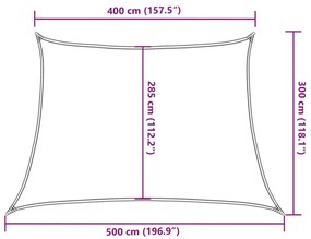 piros HDPE napvitorla 160 g/m² 4/5 x 3 m