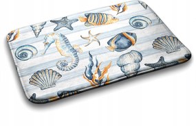 Fürdőszobaszőnyeg Tengeri állatok 90x60 cm