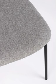 Szürke kárpitozott étkezőszék Inka – Yes Everyday