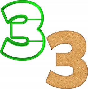 Foremkia Lyukasztó Születésnapra Iskola Tanulmányok Szám 3 8cm