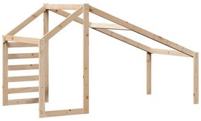 vidaXL tömör fenyőfa gyerekágytető 198 x 97 x 113 cm