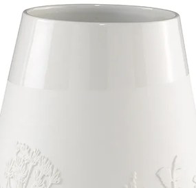 Fehér porcelán váza FLOWERS