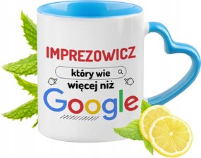 Bulizónak Kék Bögre Szív Alakú Füllel Ajándék