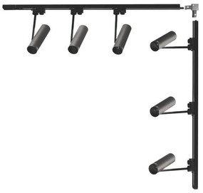 Zuma Line 3569 - LISA sínrendszeres spotlámpa 6xGU10/35W/230V fekete