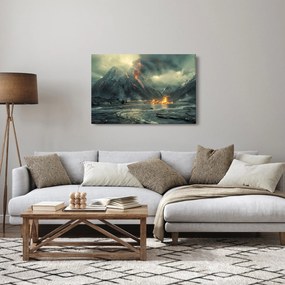 Kép - Vulkánkitörés (90x60 cm)
