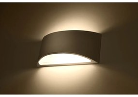 Farina fehér falilámpa - Sollux