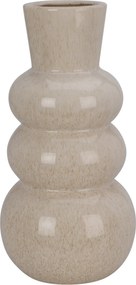 Buborékos Porcelán Váza 14X14X29,5 CM Bézs