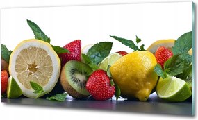 Fotó vászonkép edzett üveg Zöld alma 100x70