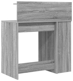 Tárolós asztal Szürke sonoma 90x48x101.5 cm Szerelt fa
