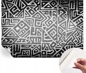 Prémium öntapadós fali fotótapéta Geometrikus labirintus 208x146 cm