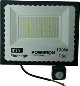 Halogén fényvető Led lámpa 100W Mozgásérzékelővel