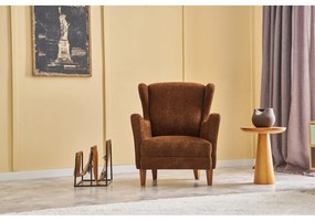 Fülkés fotel Lola Prestij - Barna, Copper
