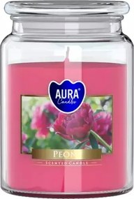 Nagy illatgyertya Aura fedéllel SND99-157 Bazsarózsa