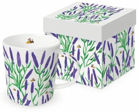 Levendula mintás porcelán bögre Tracey´s Lavendula