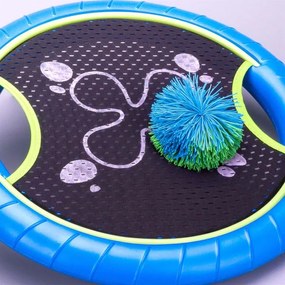 Pelyhes golyók 7 cm zöld / kék 5 db